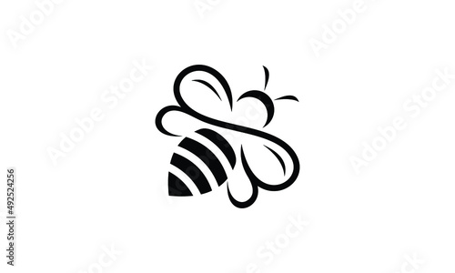 bee logo eps vector