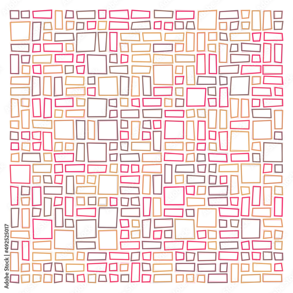 Offset Quads generative art background art illustration Offset Quads generative art background art illustration