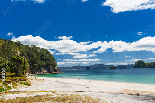 Hahei Beach at Coromandel Peninsula on New Zealand