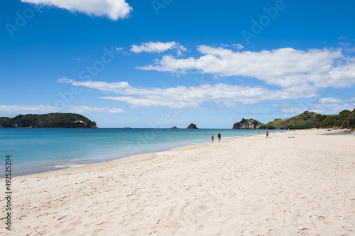 Hahei Beach at Coromandel Peninsula on New Zealand