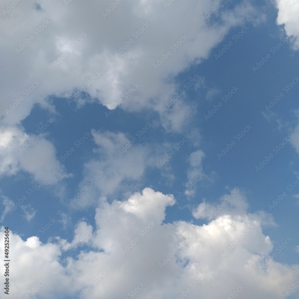 Obraz premium blue sky with clouds