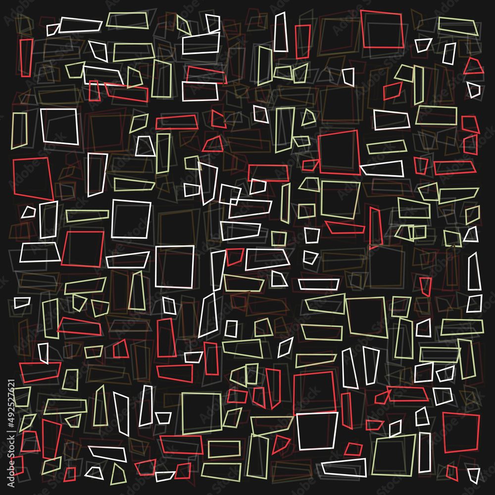 Offset Quads generative art background art illustration Offset Quads generative art background art illustration