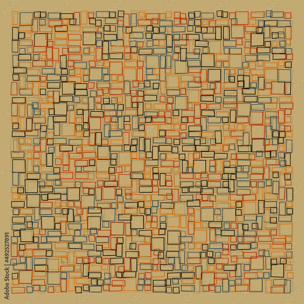 Offset Quads generative art background art illustration Offset Quads generative art background art illustration