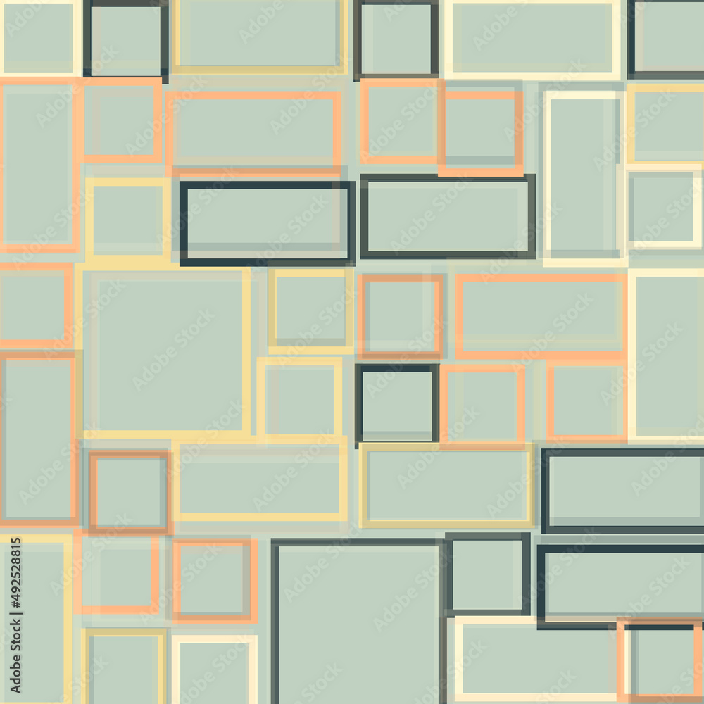 Offset Quads generative art background art illustration Offset Quads generative art background art illustration