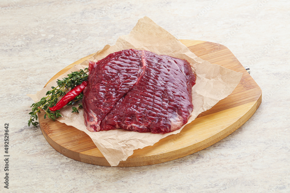 Raw beef machete steak for grill Raw beef machete steak for grill