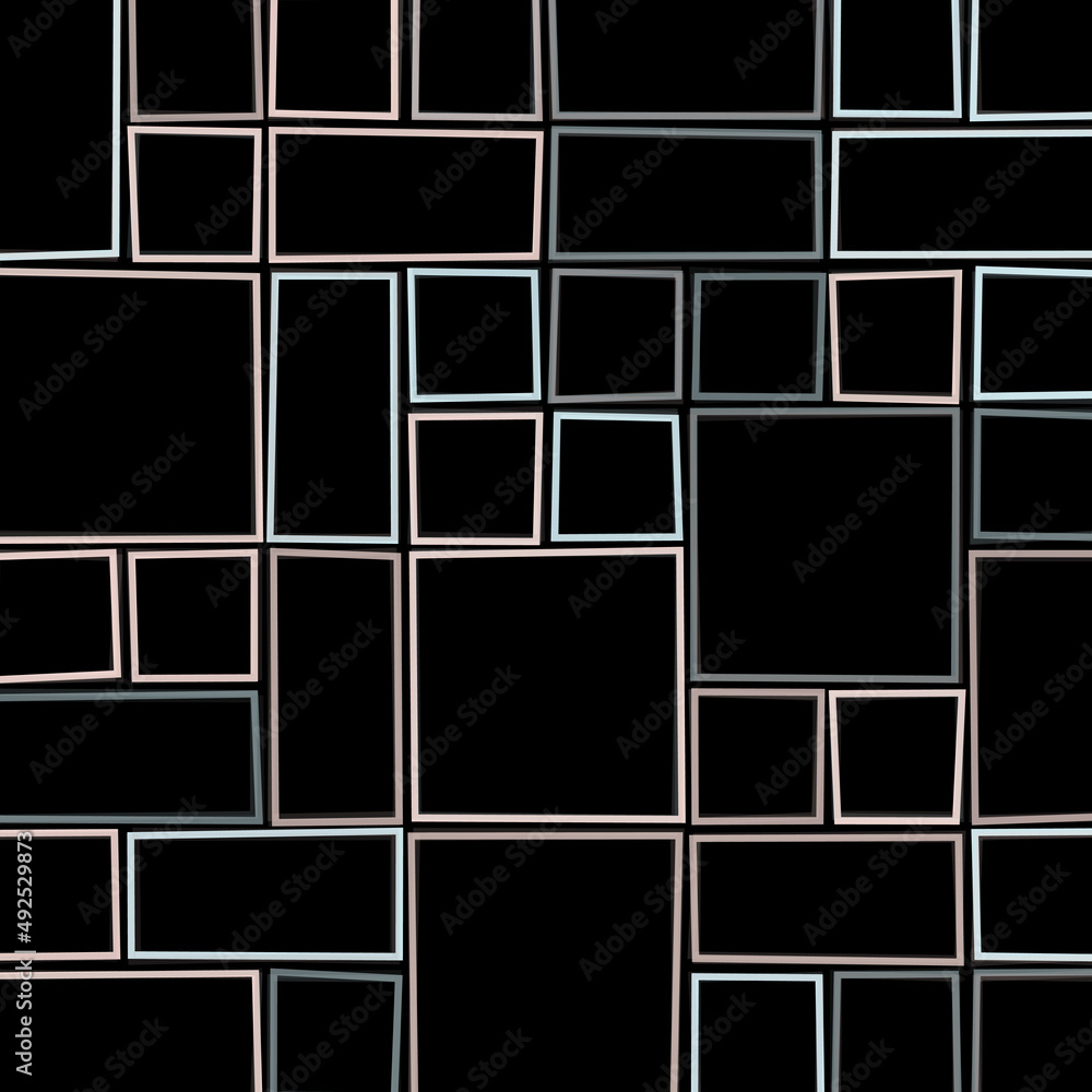 Offset Quads generative art background art illustration Offset Quads generative art background art illustration