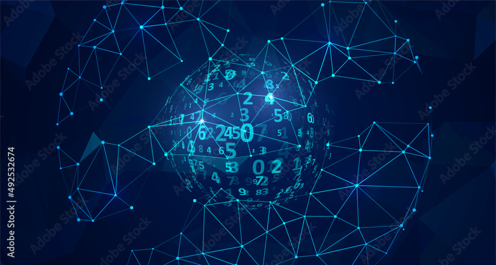 Fototapeta premium Big data visualization