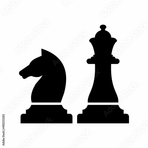 chess flat style icon