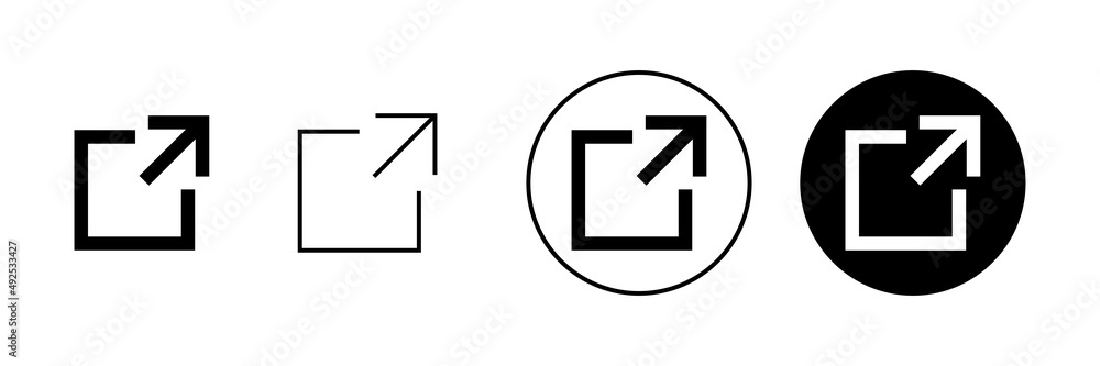 External link icons set. link sign and symbol. hyperlink symbol External link icons set. link sign and symbol. hyperlink symbol
