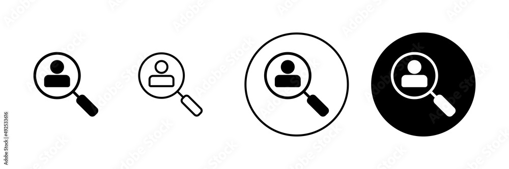 Hiring icons set. Search job vacancy sign and symbol. Human resources concept. Recruitment Hiring icons set. Search job vacancy sign and symbol. Human resources concept. Recruitment