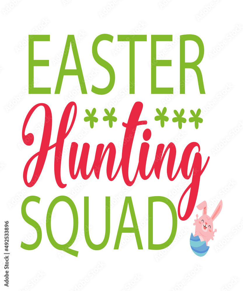 Fototapeta premium Easter Svg Bundle, Easter Svg, Easter Svg T-Shirt, Happy Easter SVG Bundle, Easter SVG, Bunny Svg