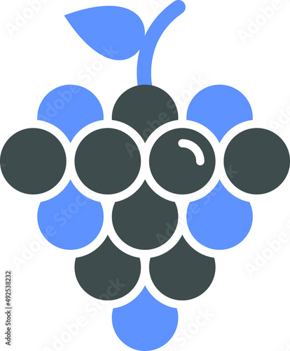 Grapes Icon Style