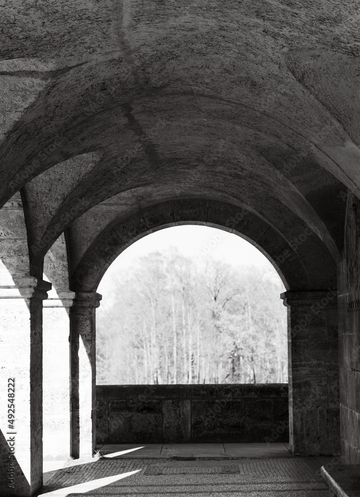 Fototapeta premium arches of the castle