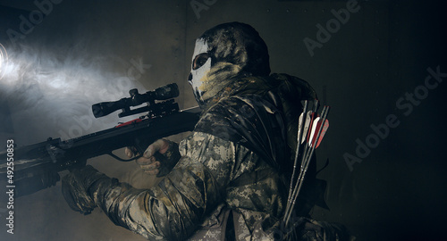 fighter with a crossbow 