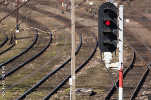 SEMAPHORE - Railway station siding infrastructure  photo