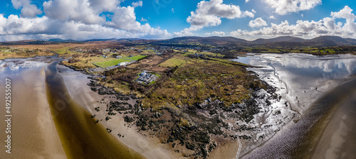 Aerial view of Ardara in County Donegal - Ireland