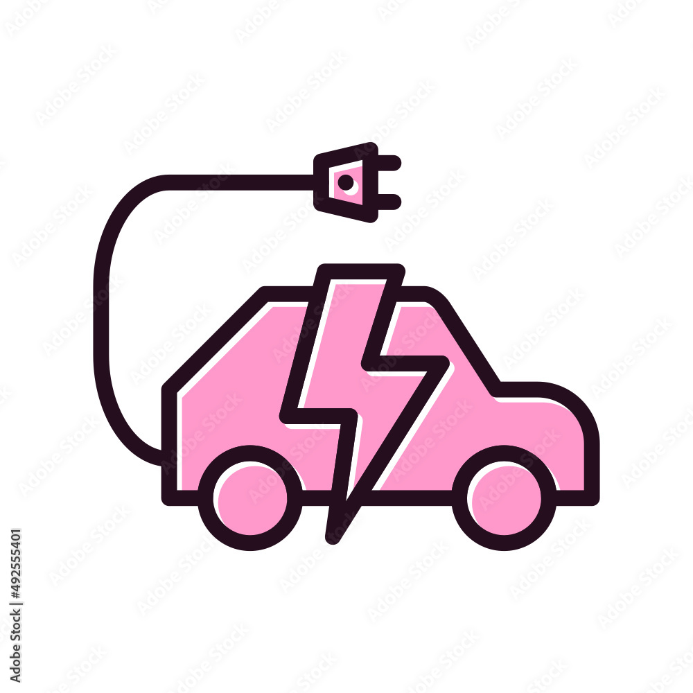 Electric Car Icon