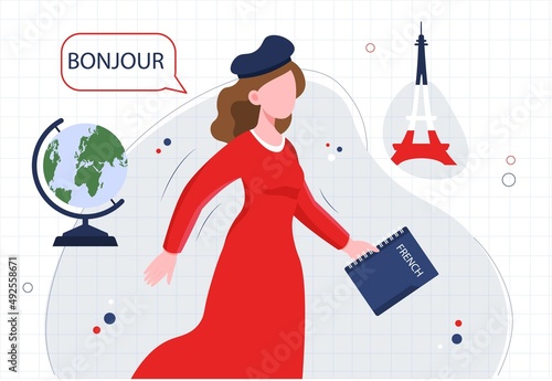 French Language School concept