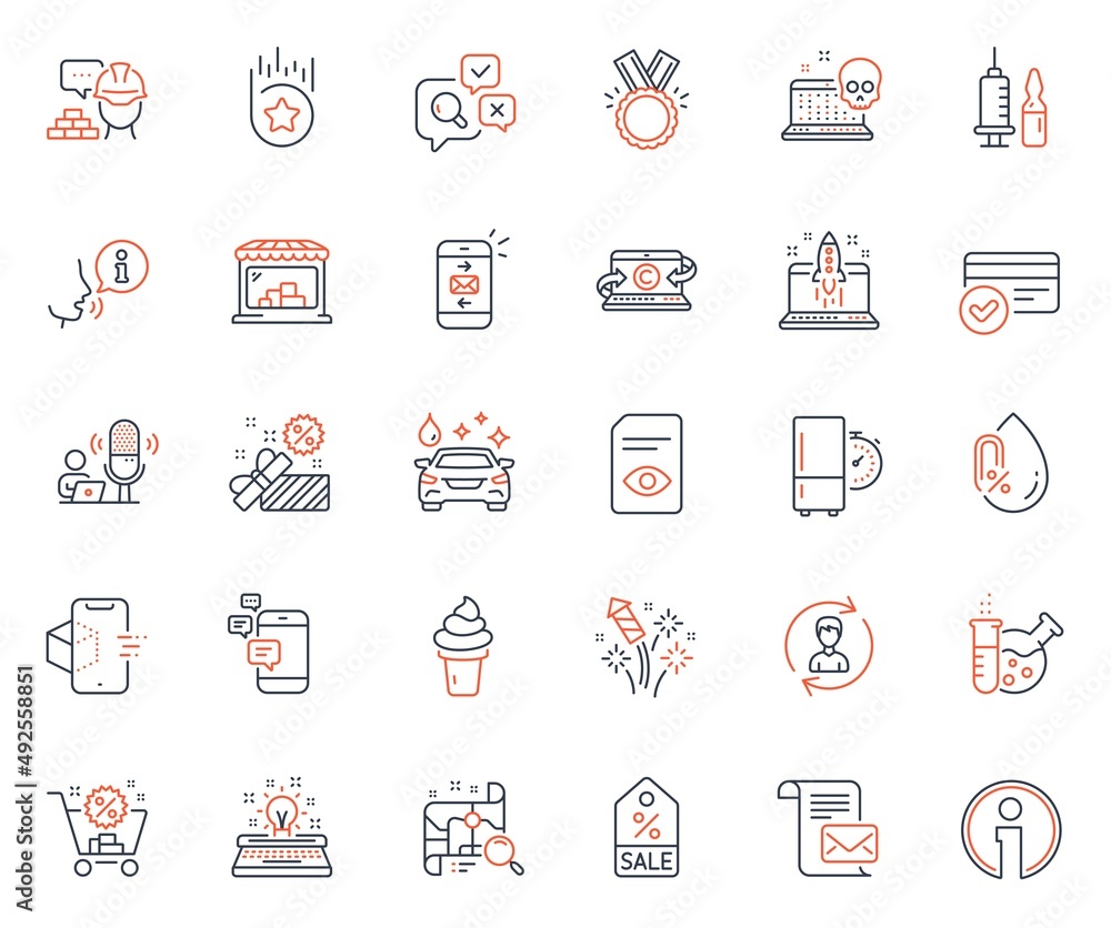 Business icons set. Included icon as Build, Search map and View document web elements. Car wash, Sale, Loyalty star icons. Market, Copywriting notebook, Chemistry lab web signs. Vector Business icons set. Included icon as Build, Search map and View document web elements. Car wash, Sale, Loyalty star icons. Market, Copywriting notebook, Chemistry lab web signs. Vector