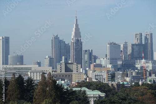 la ville de Tokyo vu de haut
