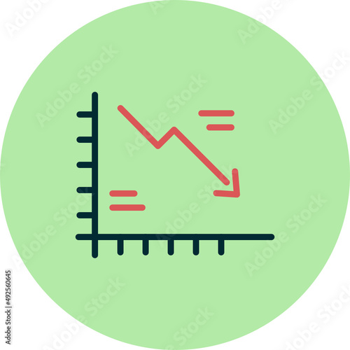Falling markets Icon