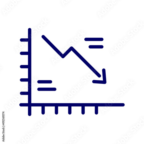 Falling markets Icon