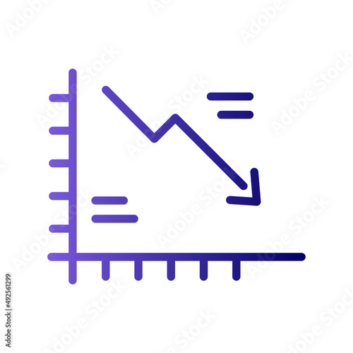 Falling markets Icon