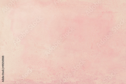 Pink pastel watercolor soft background, pink ink color splash paint on art grunge paper