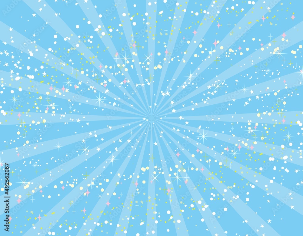 星屑星集中線背景壁紙青色stock Vector Adobe Stock 星屑星集中線背景壁紙青色stock Vector Adobe Stock