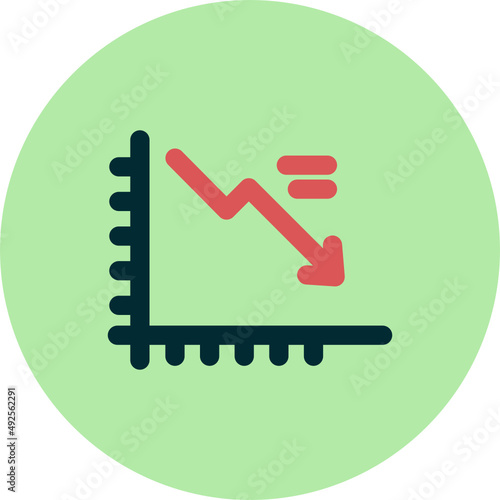 Falling markets Icon