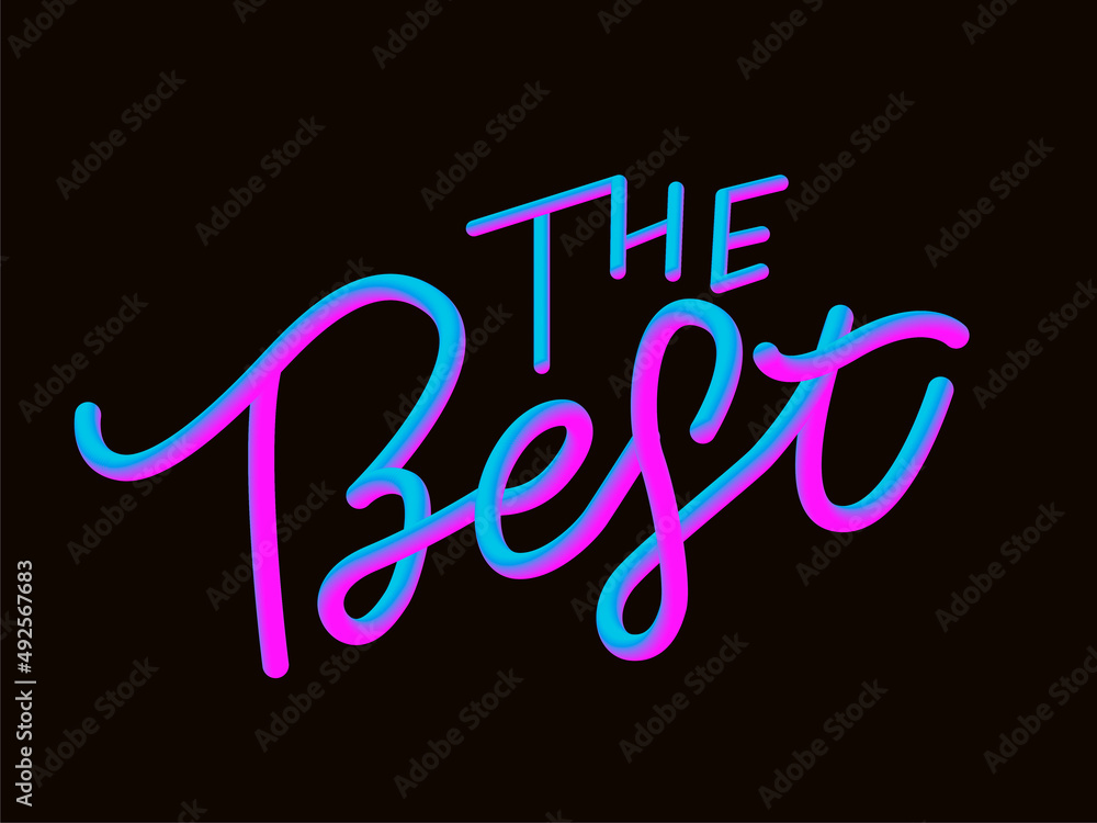 The Best Hand drawn lettering card with heart. The inscription Perfect design for greeting cards, posters, T-shirts, banners, print invitations. The Best Hand drawn lettering card with heart. The inscription Perfect design for greeting cards, posters, T-shirts, banners, print invitations.