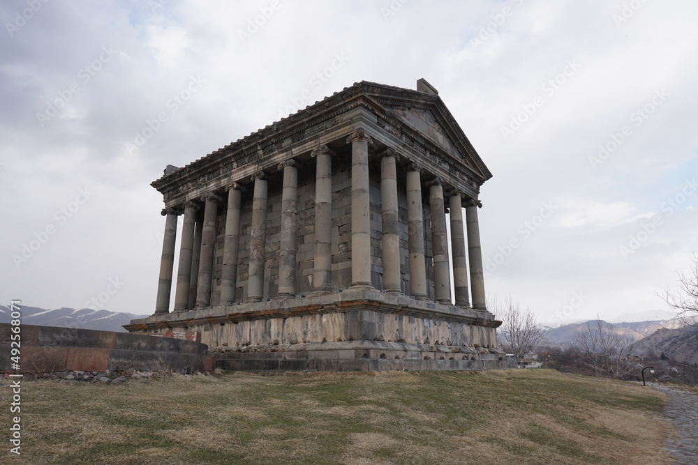 Ancient temple in Garni, Armenia
