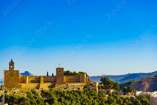 The Alcazaba fortress in Antequera, Spain.