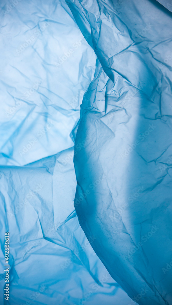 custom made wallpaper toronto digitalBolsa de plástico azul arrugado 