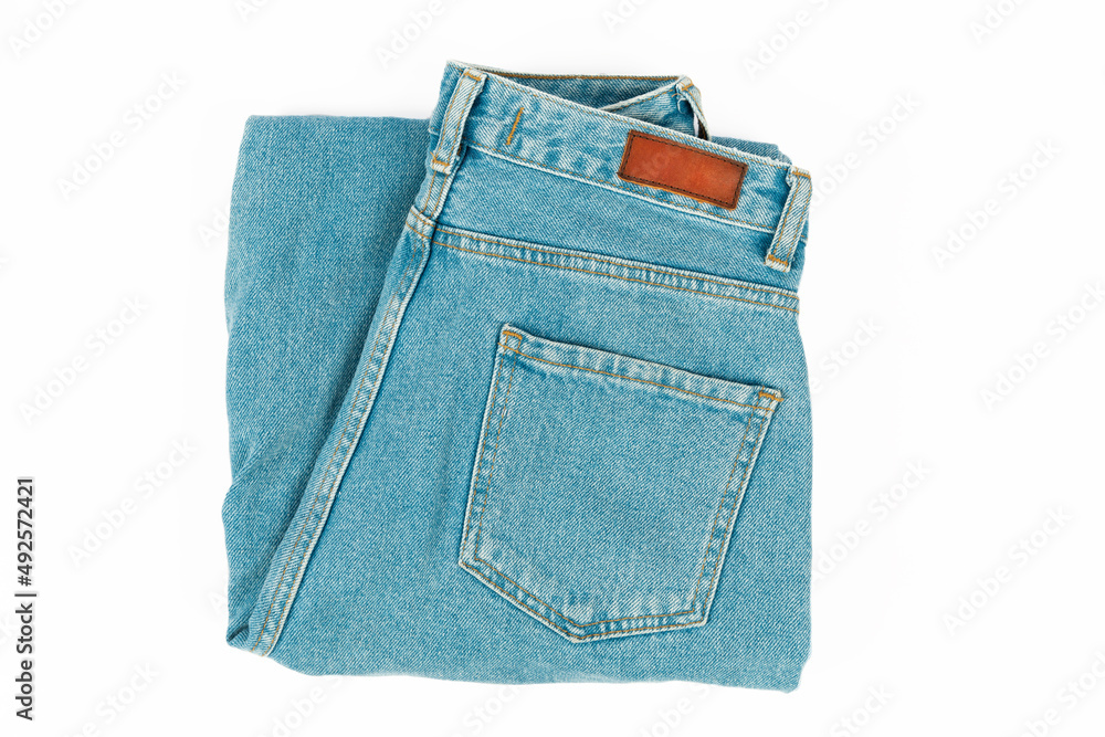 jeans pocket on white background jeans pocket on white background