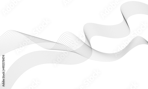Abstract wave element for design. Vector illustration.Eps10 © Paveena