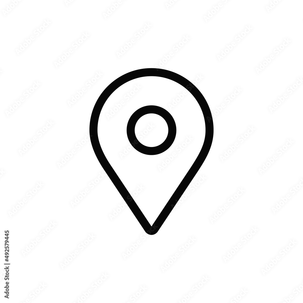 Placeholder icon vector. Location sign Placeholder icon vector. Location sign