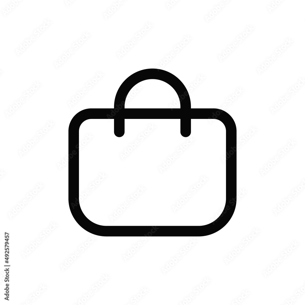 Shopping-bag icon vector. Bag sign Shopping-bag icon vector. Bag sign