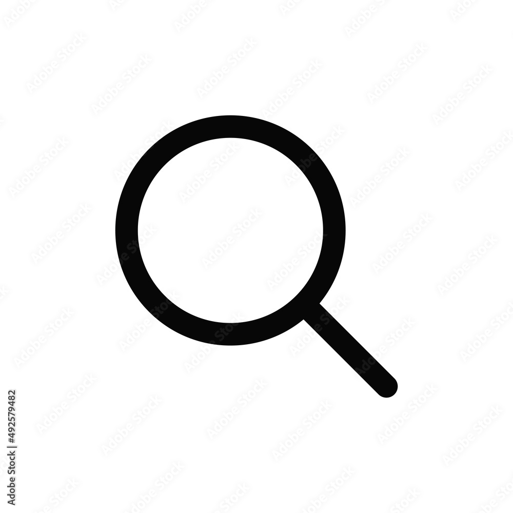 Search icon vector. Magnifier sign Search icon vector. Magnifier sign