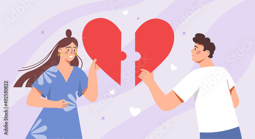 Couple with heart