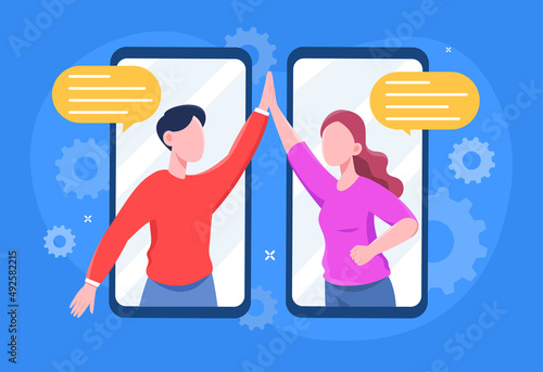 Concept of chat