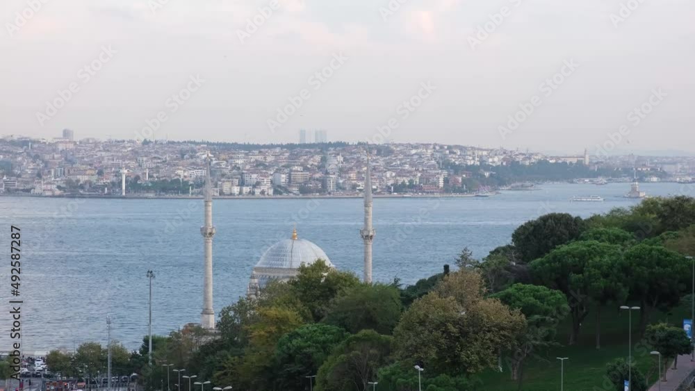 Bosphorus and city view in Istanbul Bosphorus and city view in Istanbul