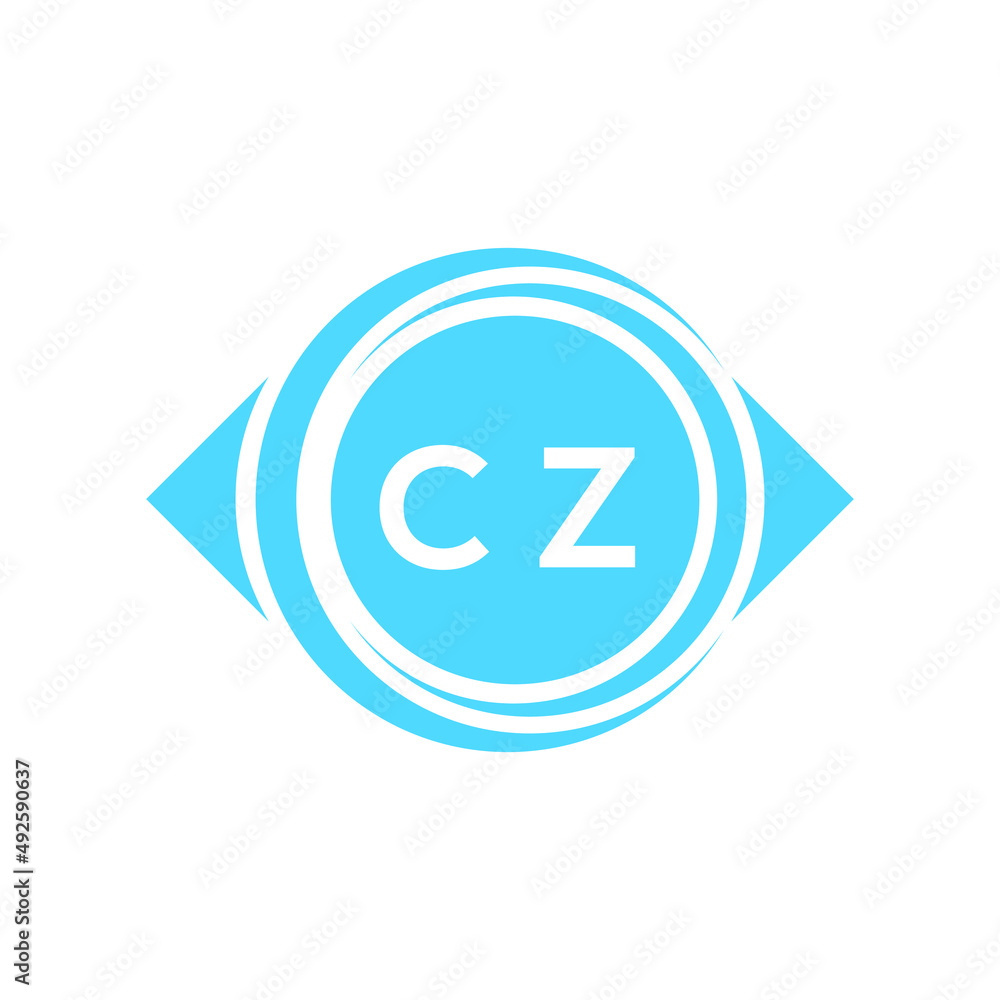 cz letter logo design on white background. cz creative initials letter logo concept. cz letter design. cz letter logo design on white background. cz creative initials letter logo concept. cz letter design.