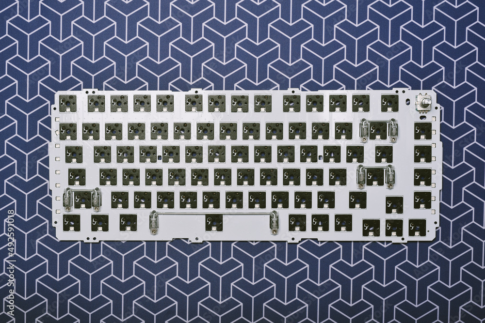 Disassembly mechanical keyboard, Modified custom keyboard with PCB