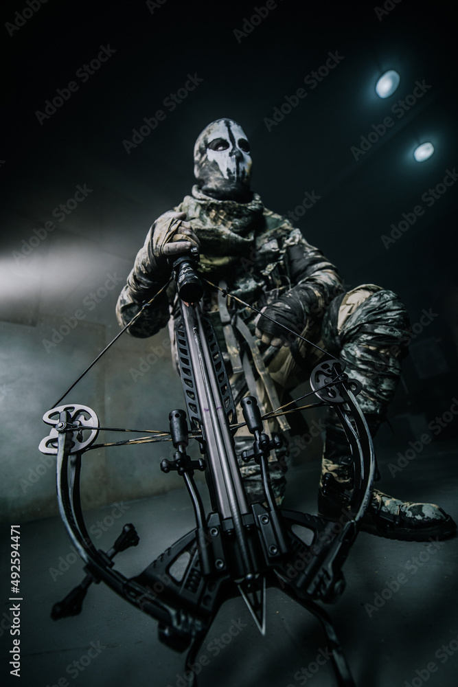 fighter with a crossbow 