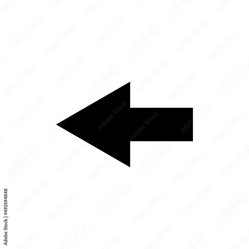 Arrow icon in trendy flat style isolated on white background. Arrow symbol for your website design, logo, app, UI. Vector illustration Arrow icon in trendy flat style isolated on white background. Arrow symbol for your website design, logo, app, UI. Vector illustration