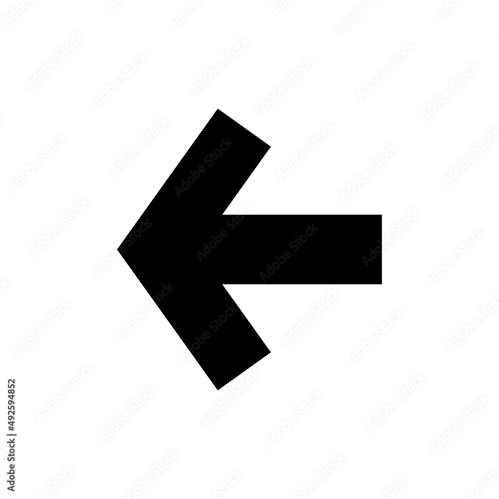Arrow icon in trendy flat style isolated on white background. Arrow symbol for your website design, logo, app, UI. Vector illustration Arrow icon in trendy flat style isolated on white background. Arrow symbol for your website design, logo, app, UI. Vector illustration