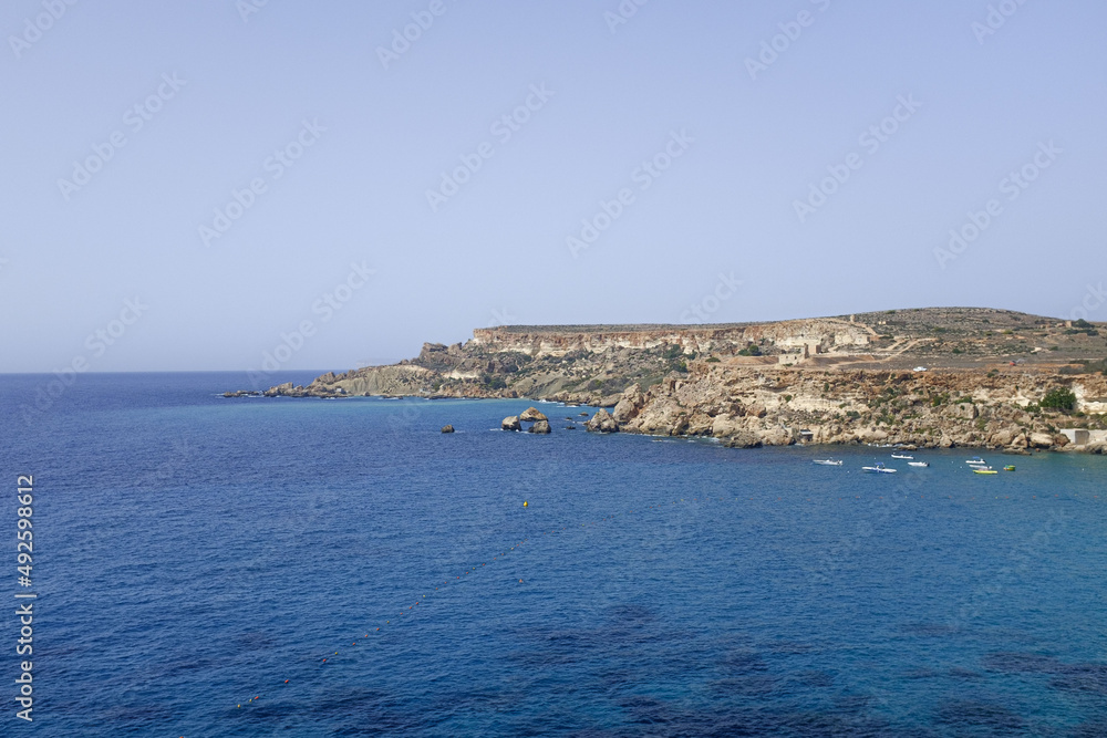 Landscape of comino islands, Malta