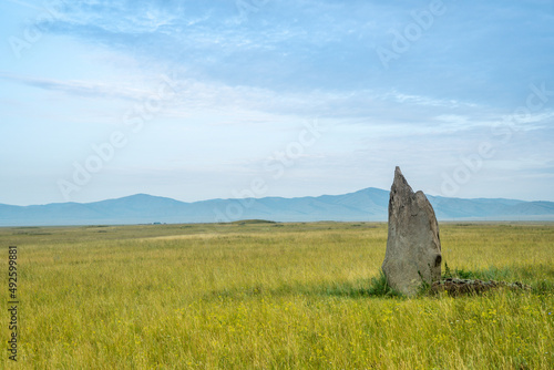 Big Salbyk Kurgan, Valley of the Kings, Republic of Khakassia, Russia photo