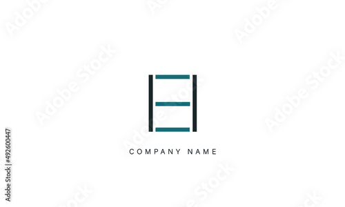 EH, HE, EH, Letters Logo Monogram photo